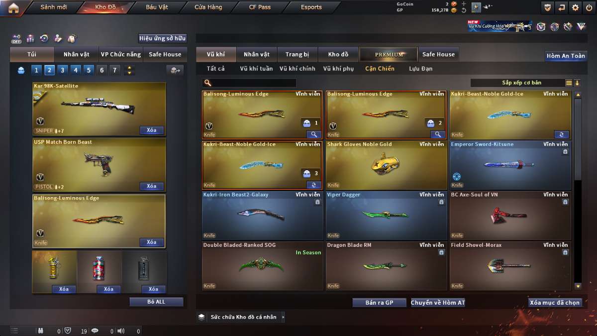 shop acc cf uy tin gia re